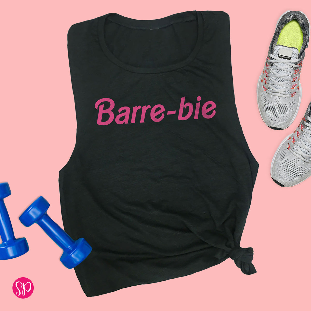 Barre-bie Barre Fitness Womens Muscle Tank
