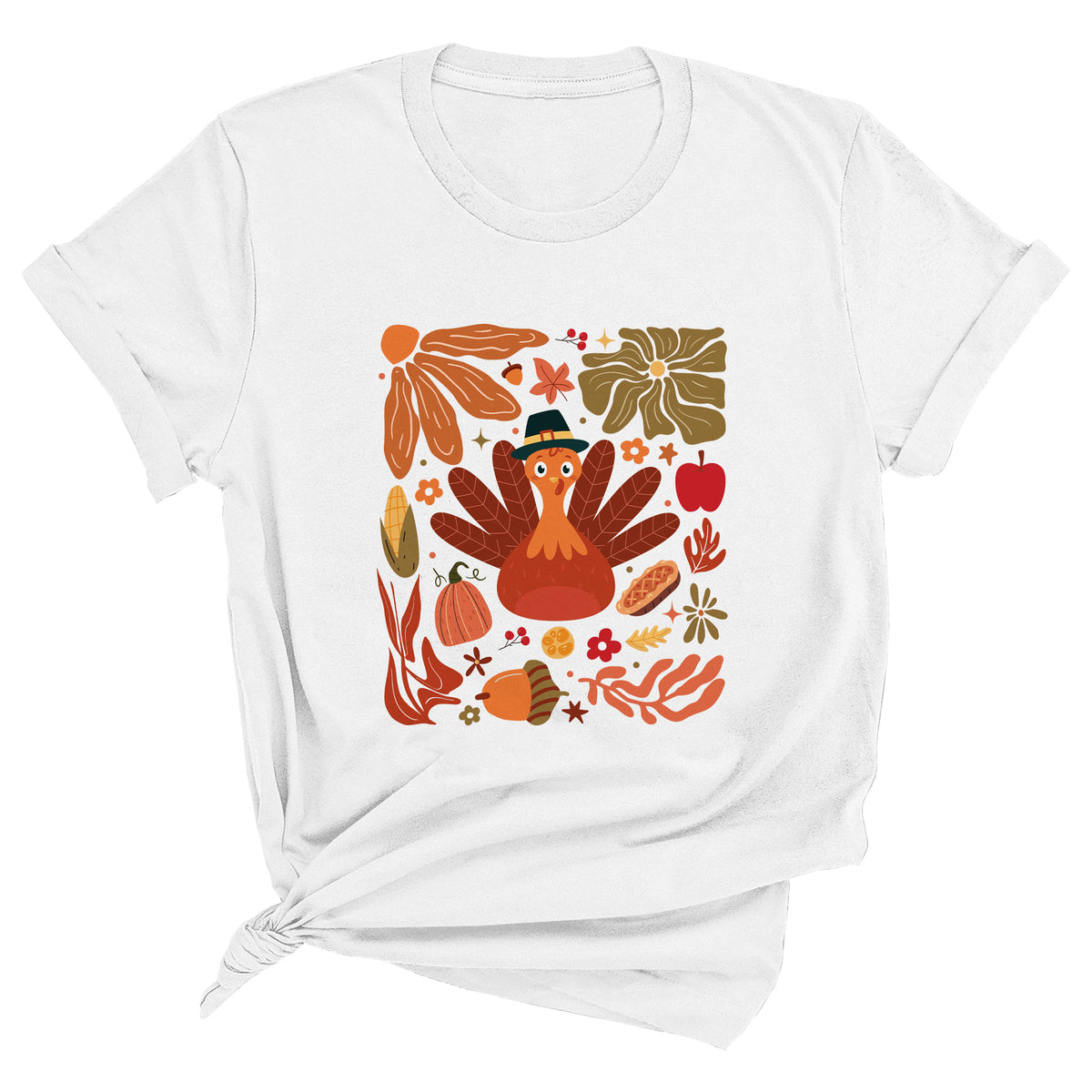 Boho Floral Turkey Unisex T-Shirt