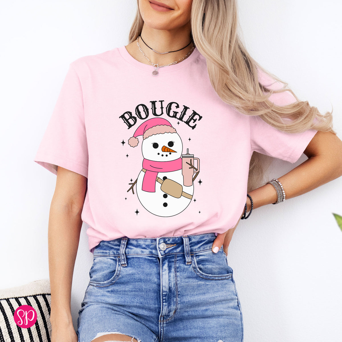 Bougie Snowman Unisex T-Shirt