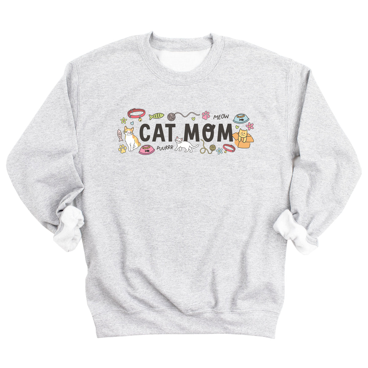 Cat Mom Doodles Sweatshirt