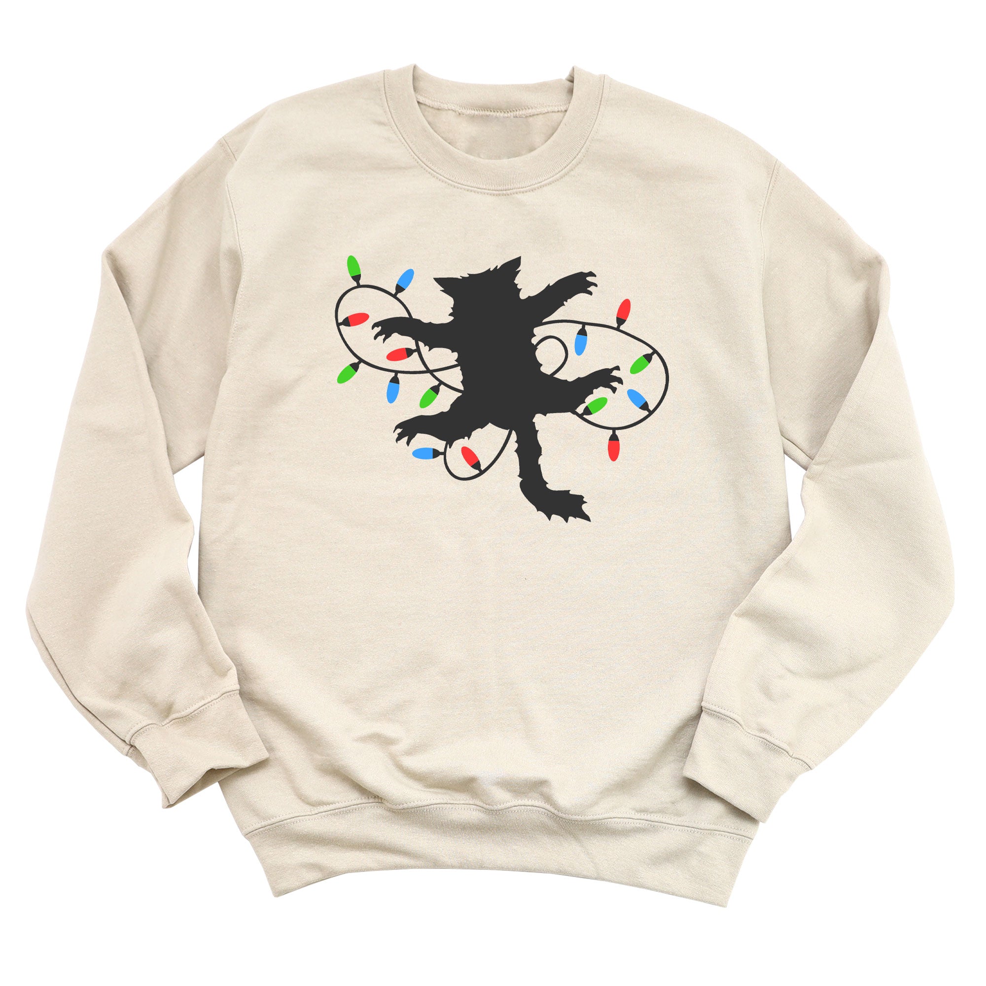 Christmas cat outlet sweatshirt