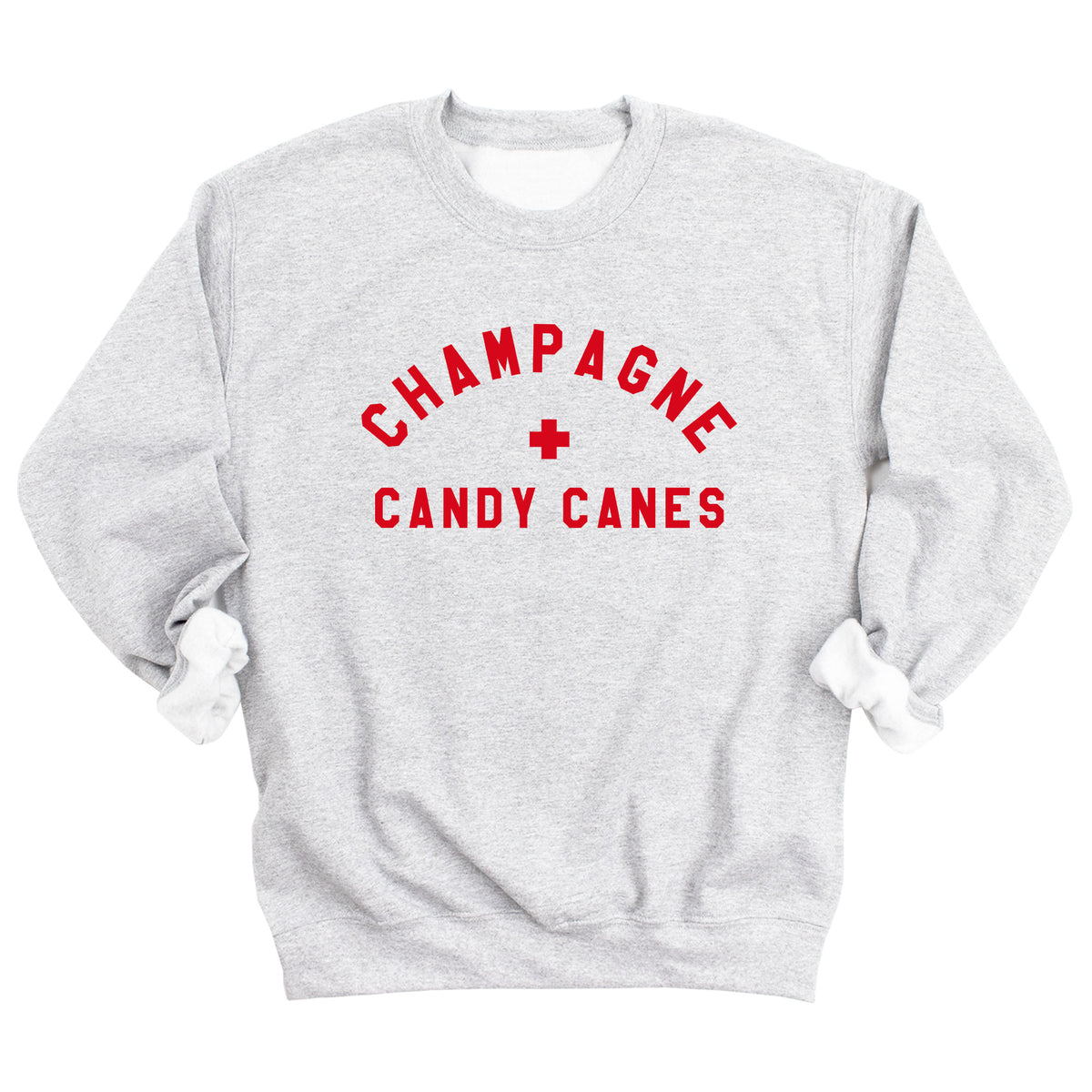 Champagne + Candy Canes Sweatshirt