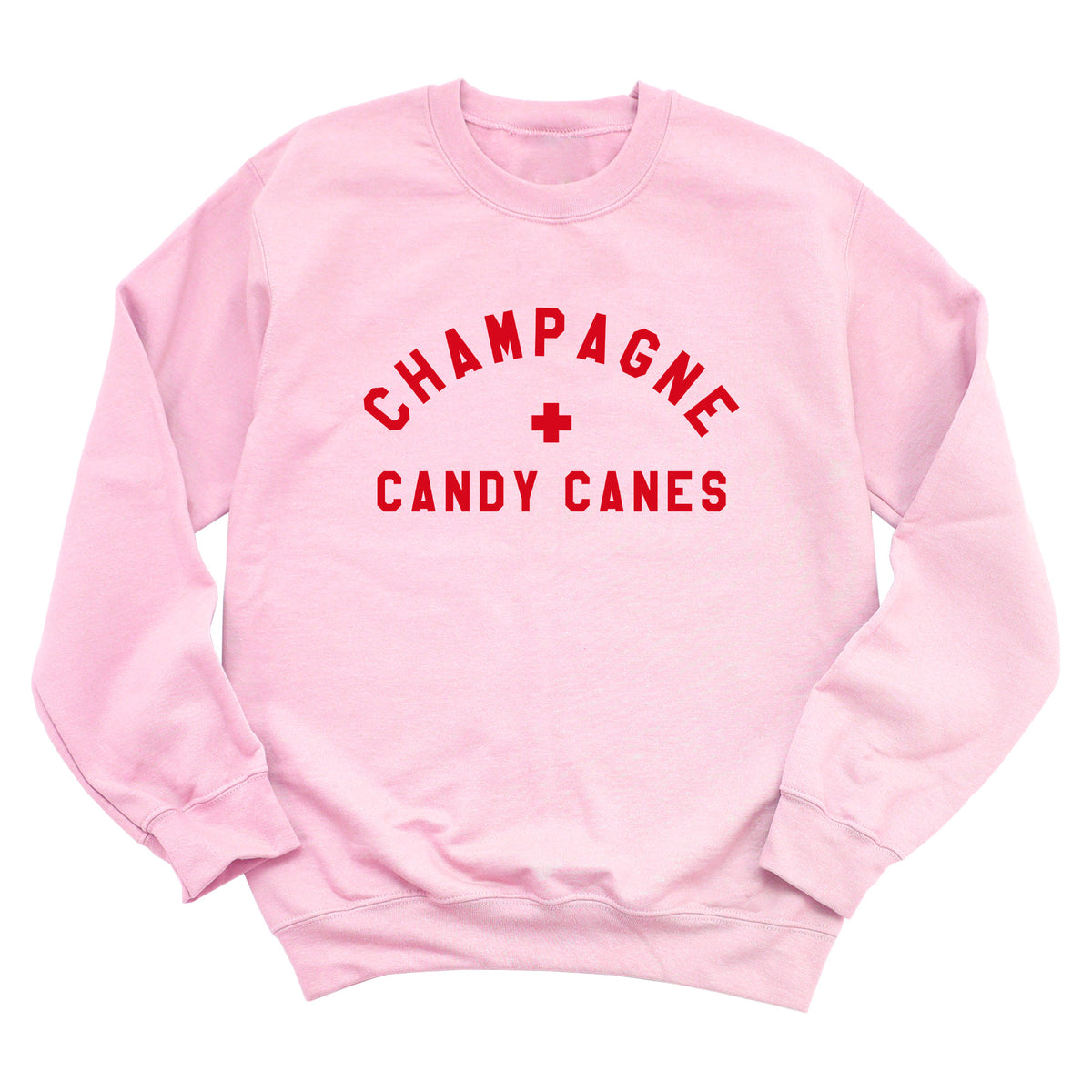 Champagne + Candy Canes Sweatshirt