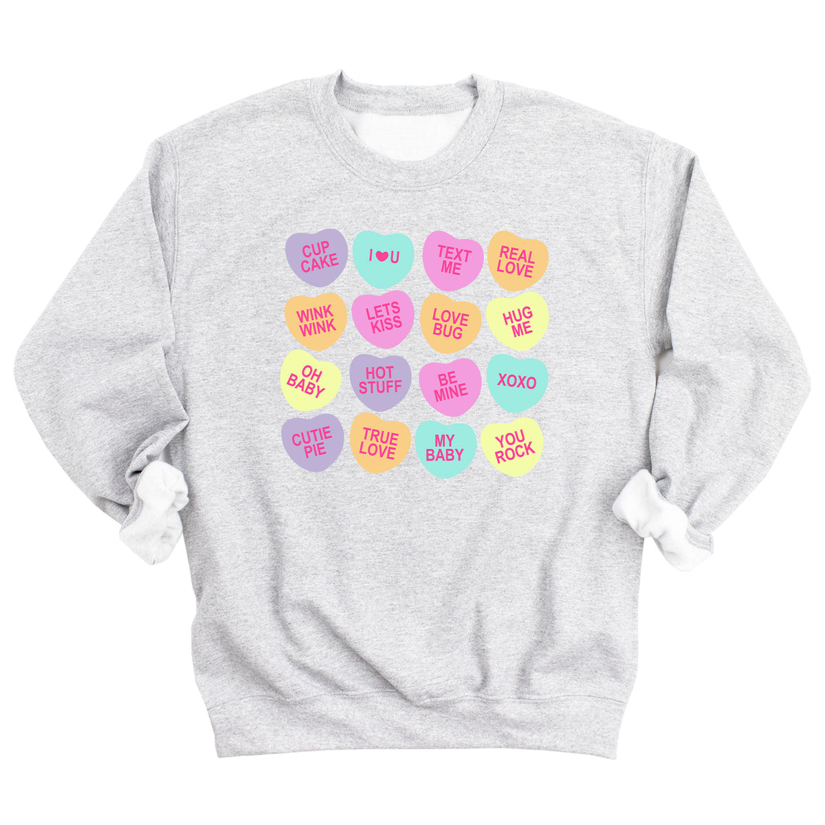 Candy Conversation Hearts Sweatshirt
