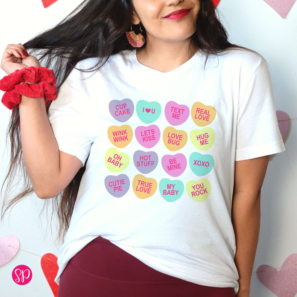 Candy Conversation Hearts Unisex T-Shirt