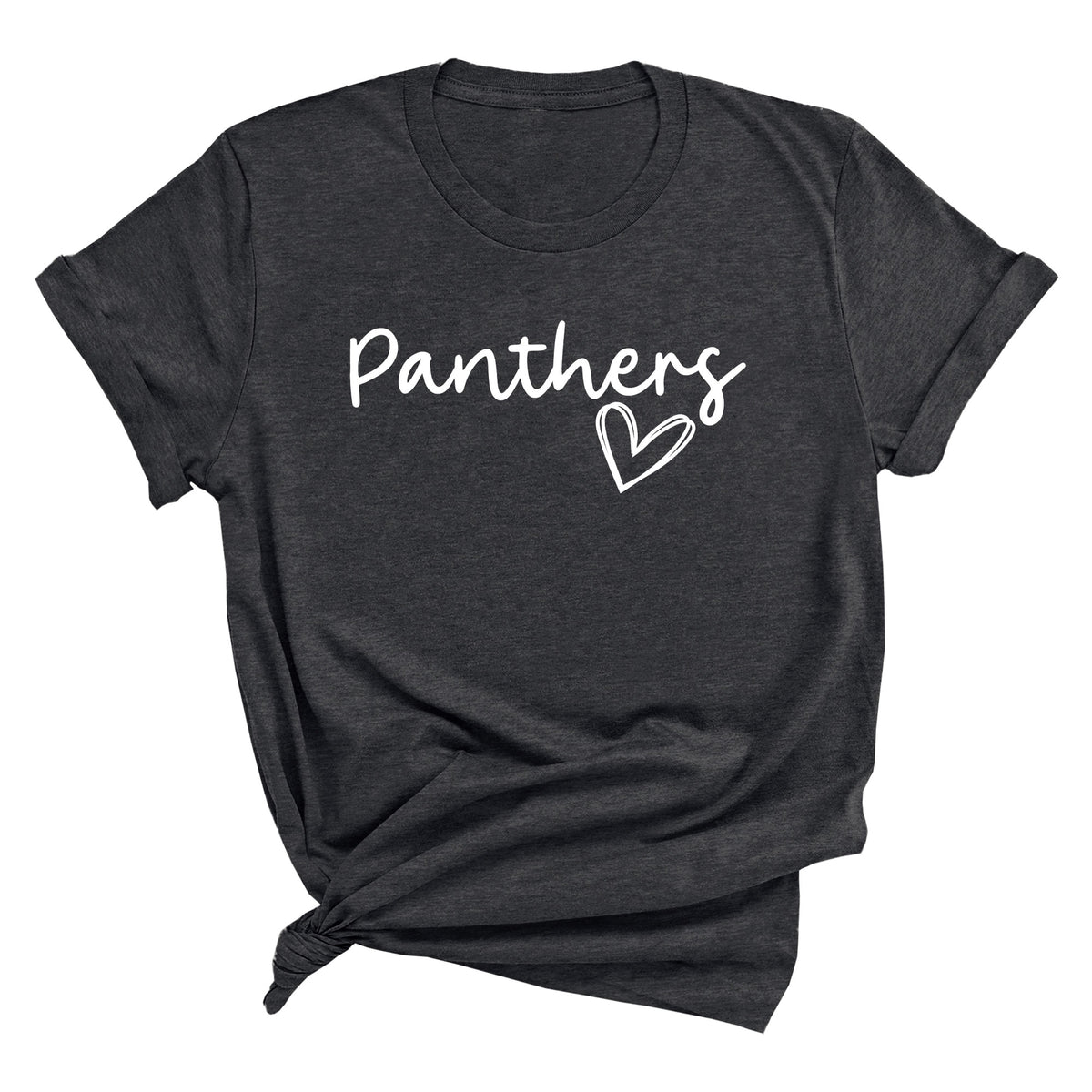 Cursive Team Name with Heart Unisex T-Shirt