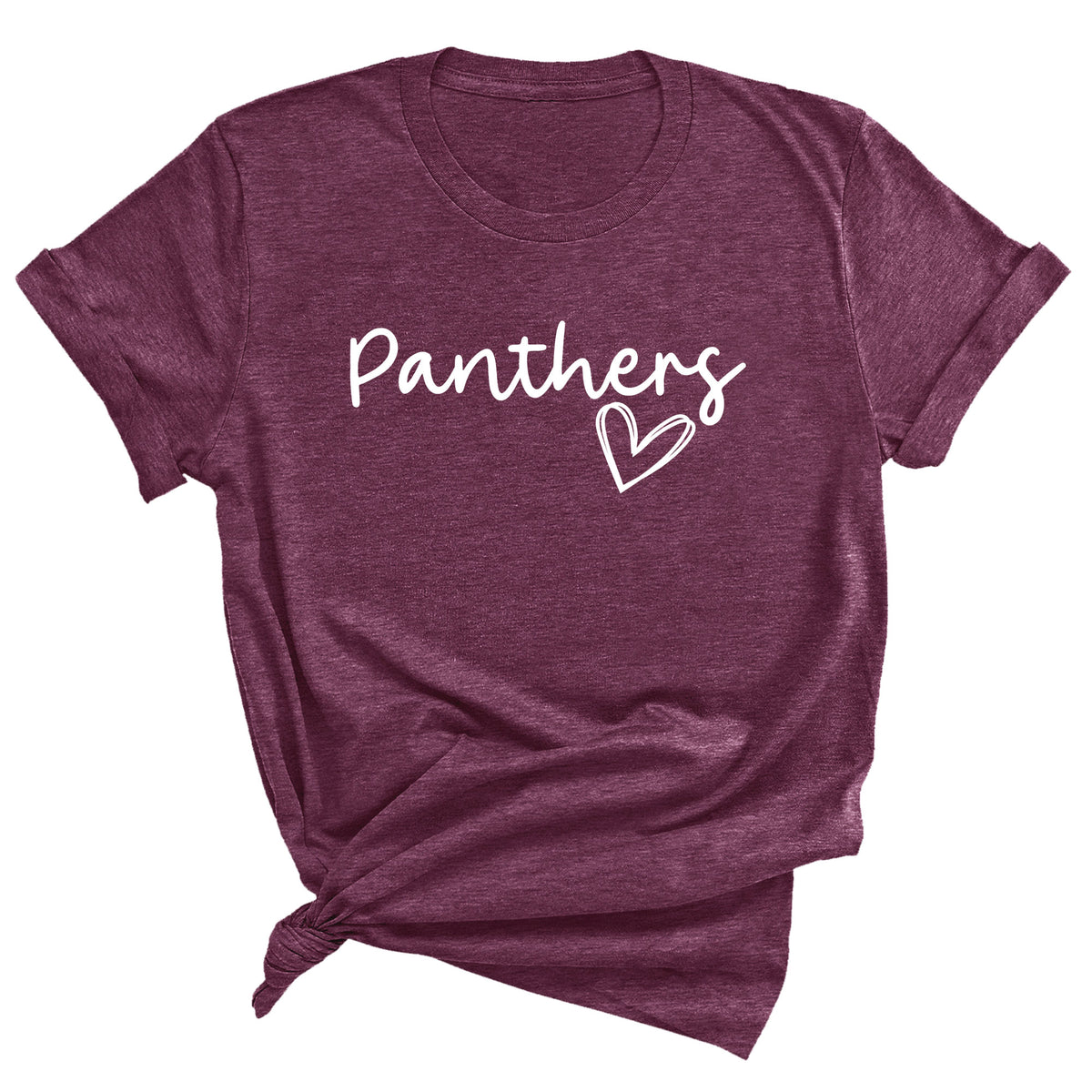 Cursive Team Name with Heart Unisex T-Shirt