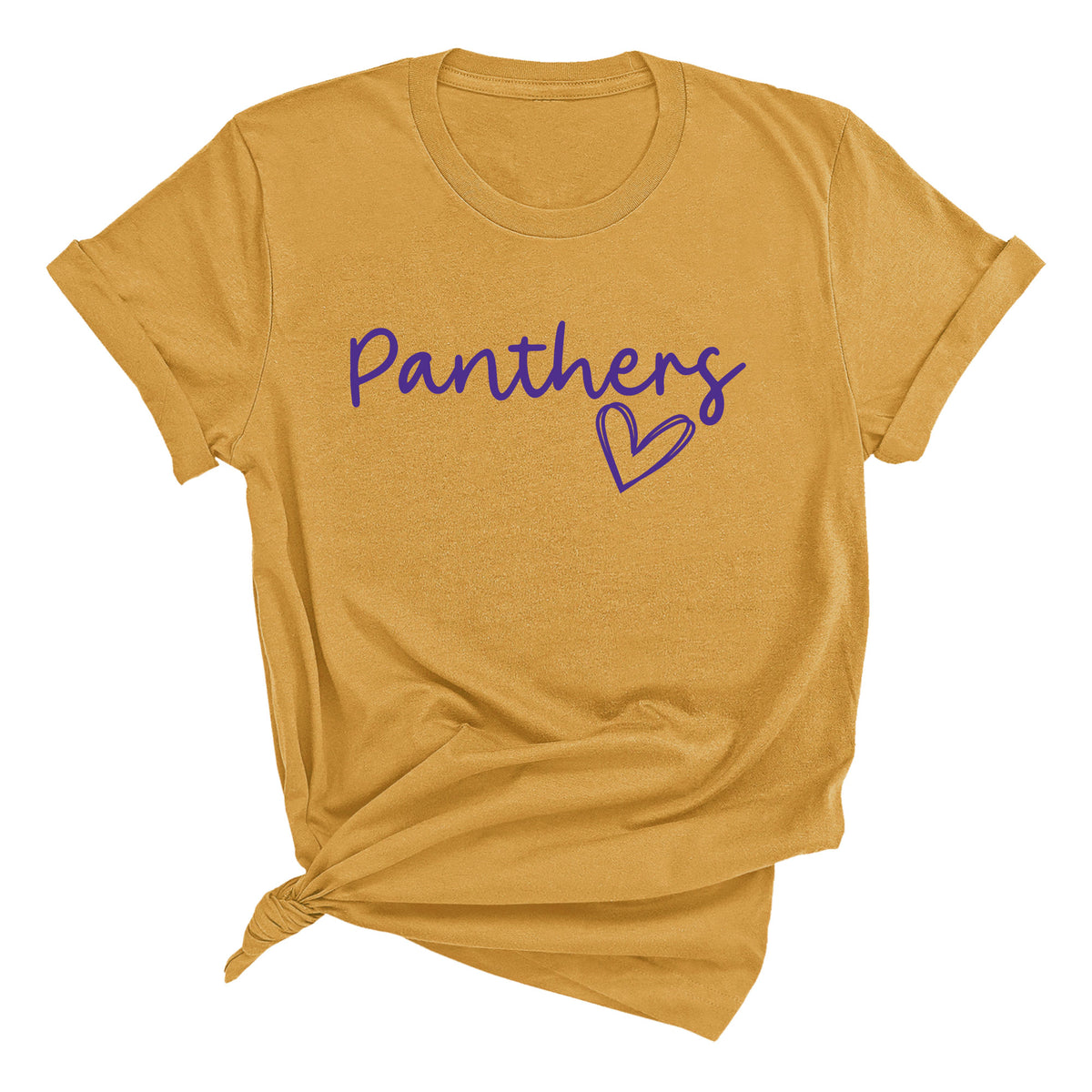 Cursive Team Name with Heart Unisex T-Shirt