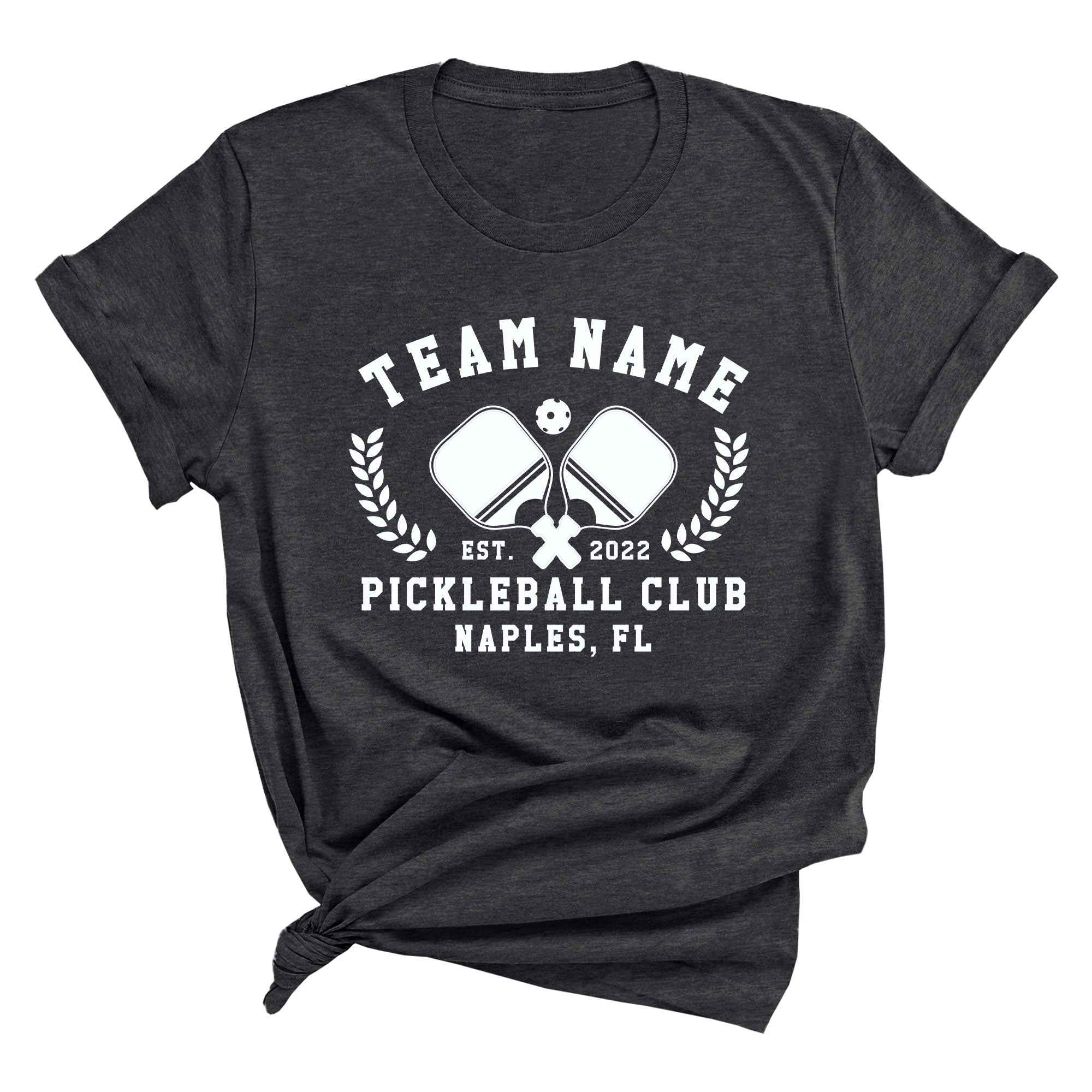 Custom Pickleball Club Unisex T Shirt