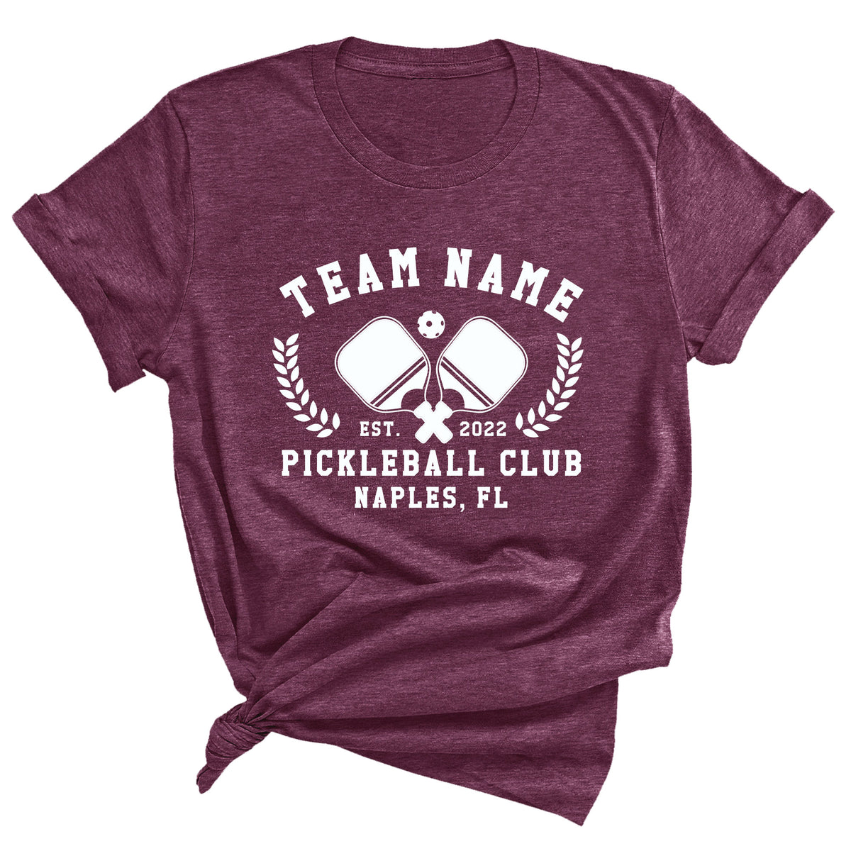 Personalized Pickleball Club Unisex T-Shirt