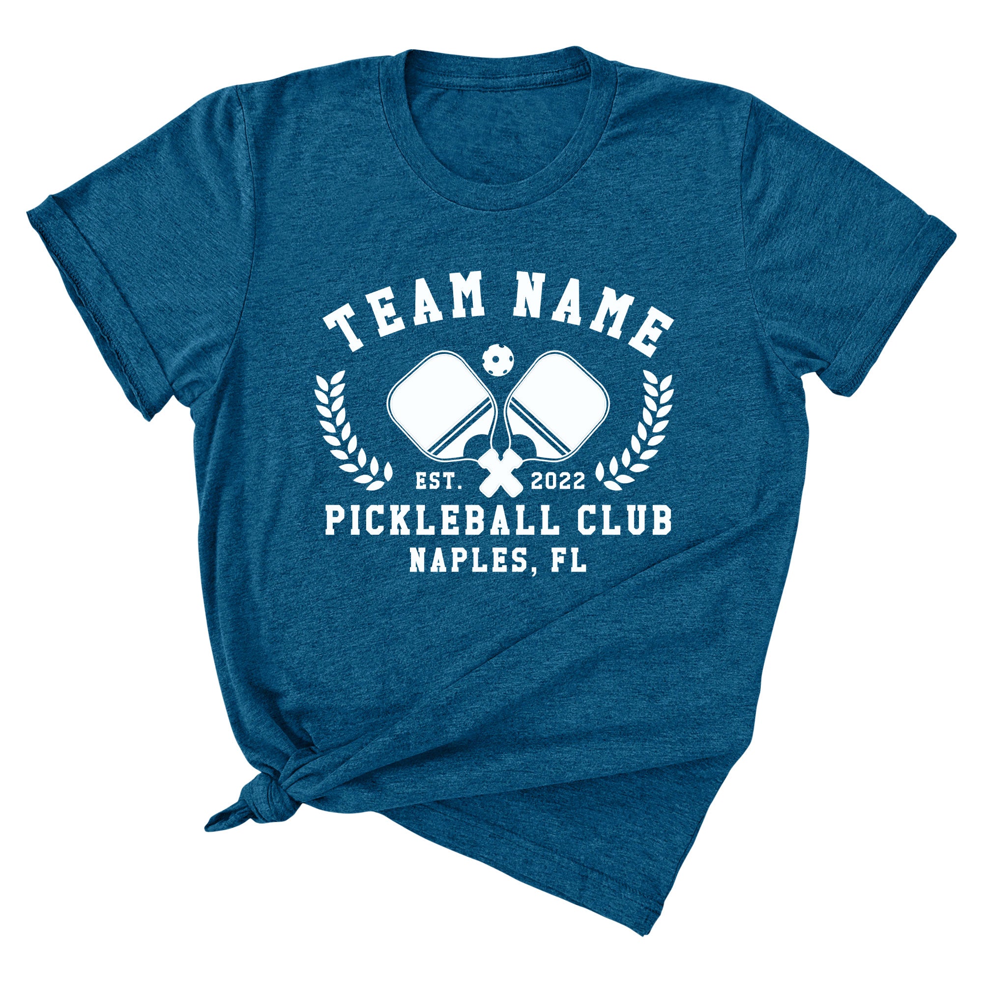 Custom Pickleball Club Unisex T Shirt