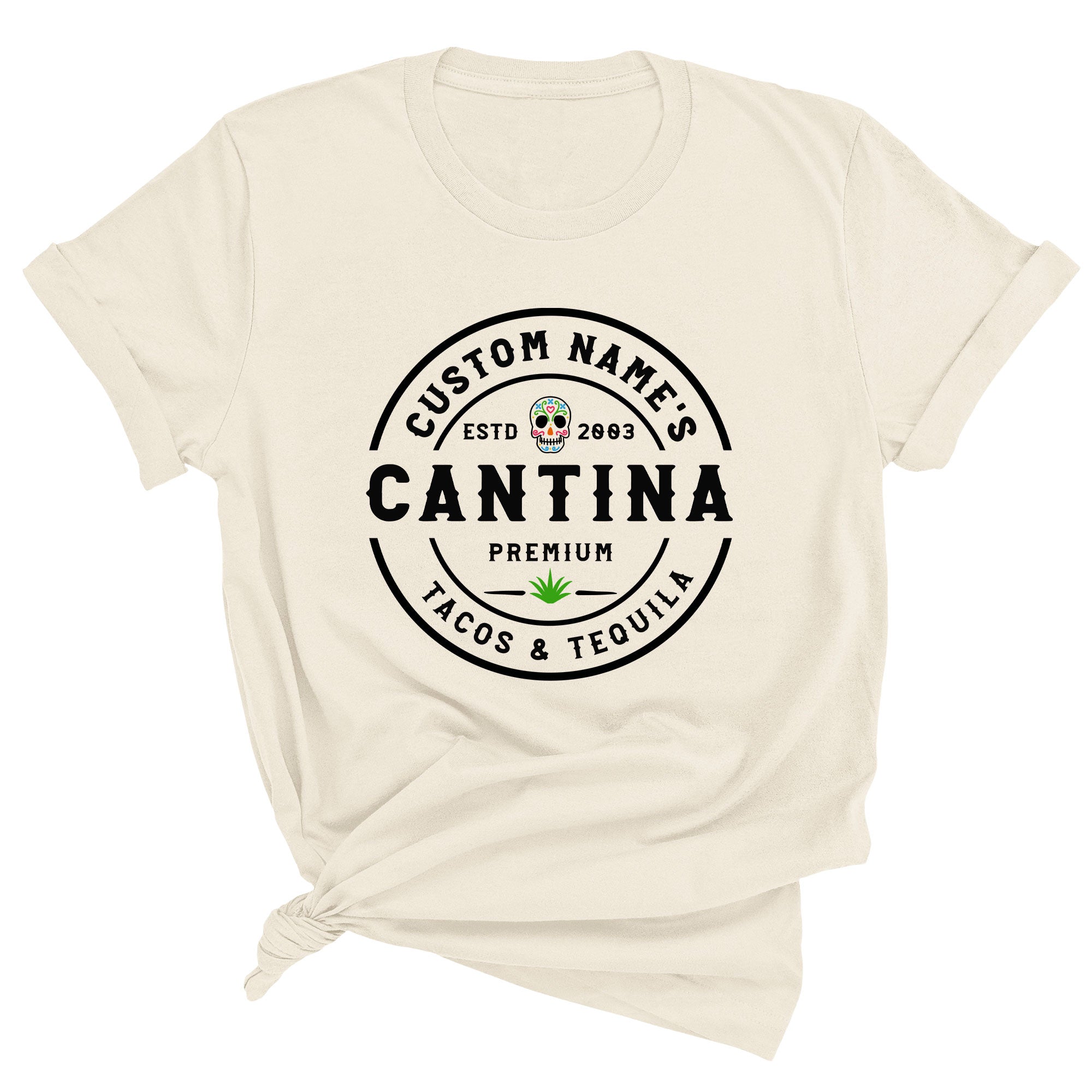 Custom Name Cantina Unisex T-Shirt
