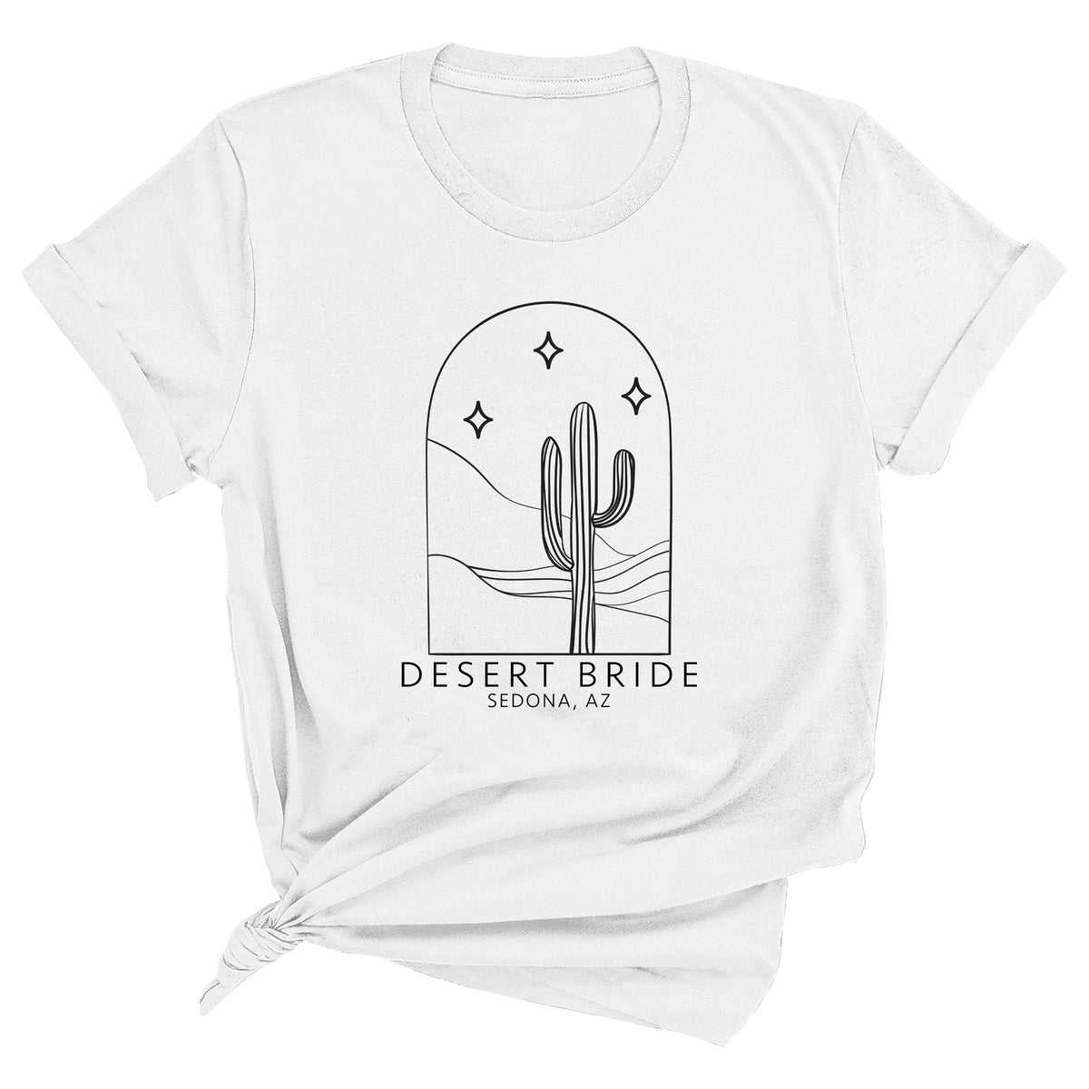 Desert Bride & Vibes Custom Unisex T-Shirt