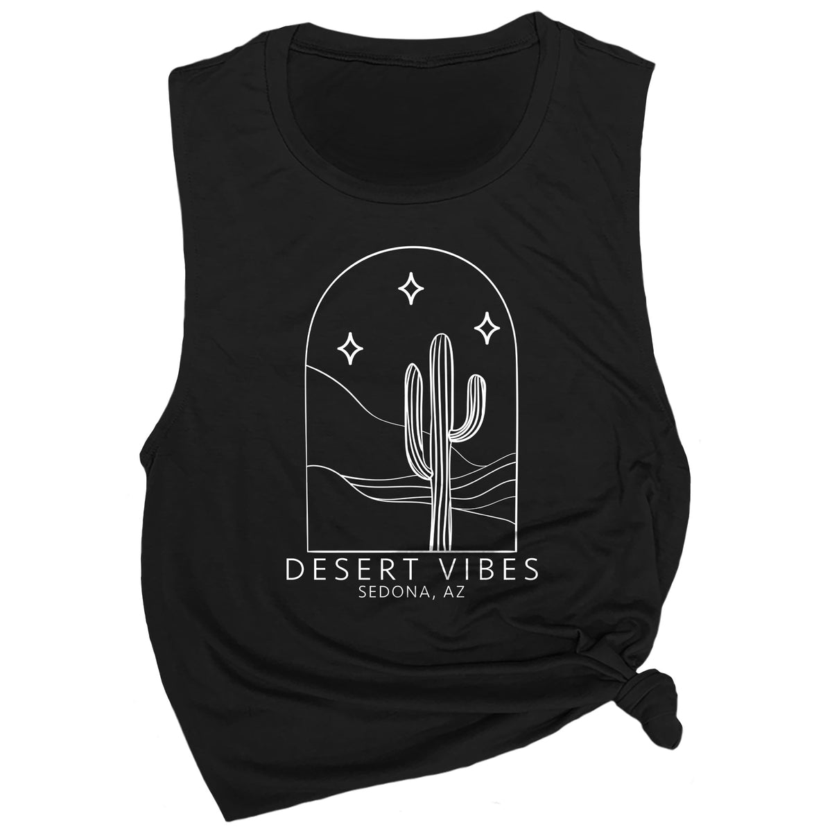 Desert Bride & Vibes Personalized Muscle Tee