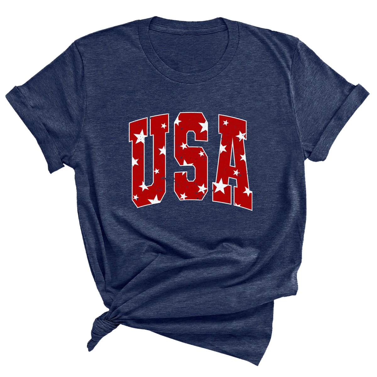 Distressed USA with Stars Unisex T-Shirt