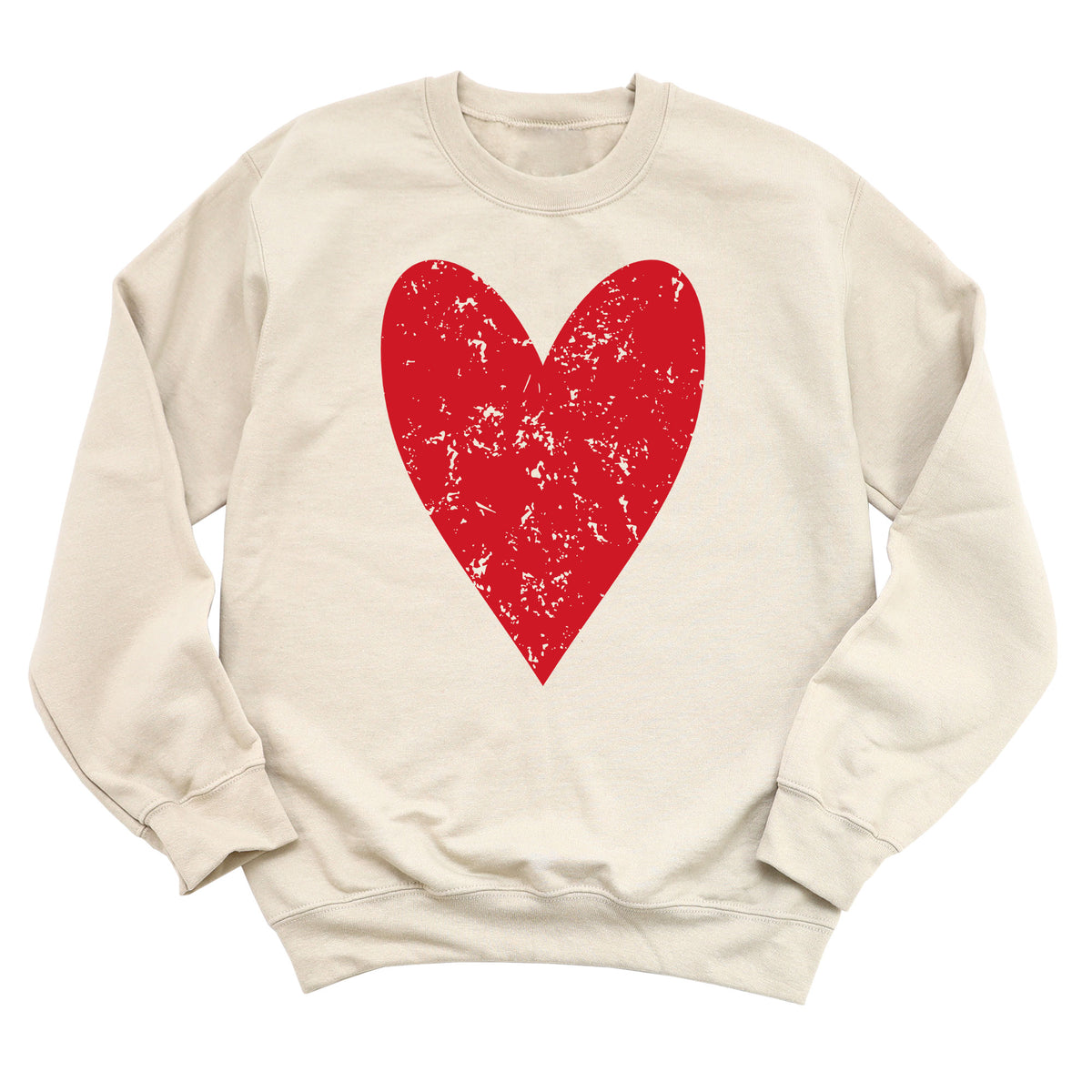 Distressed Heart Sweatshirt