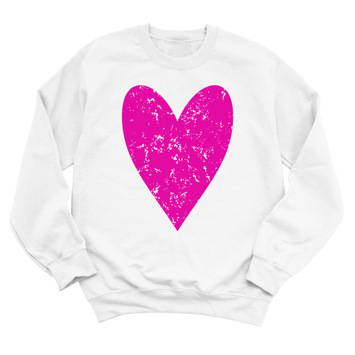Distressed Heart Sweatshirt