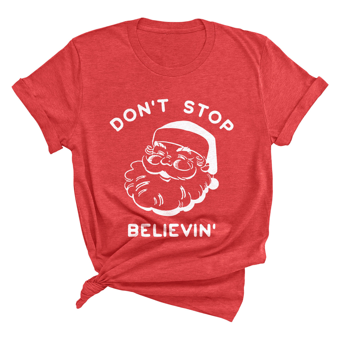 Don't Stop Believin' Santa Unisex T-Shirt