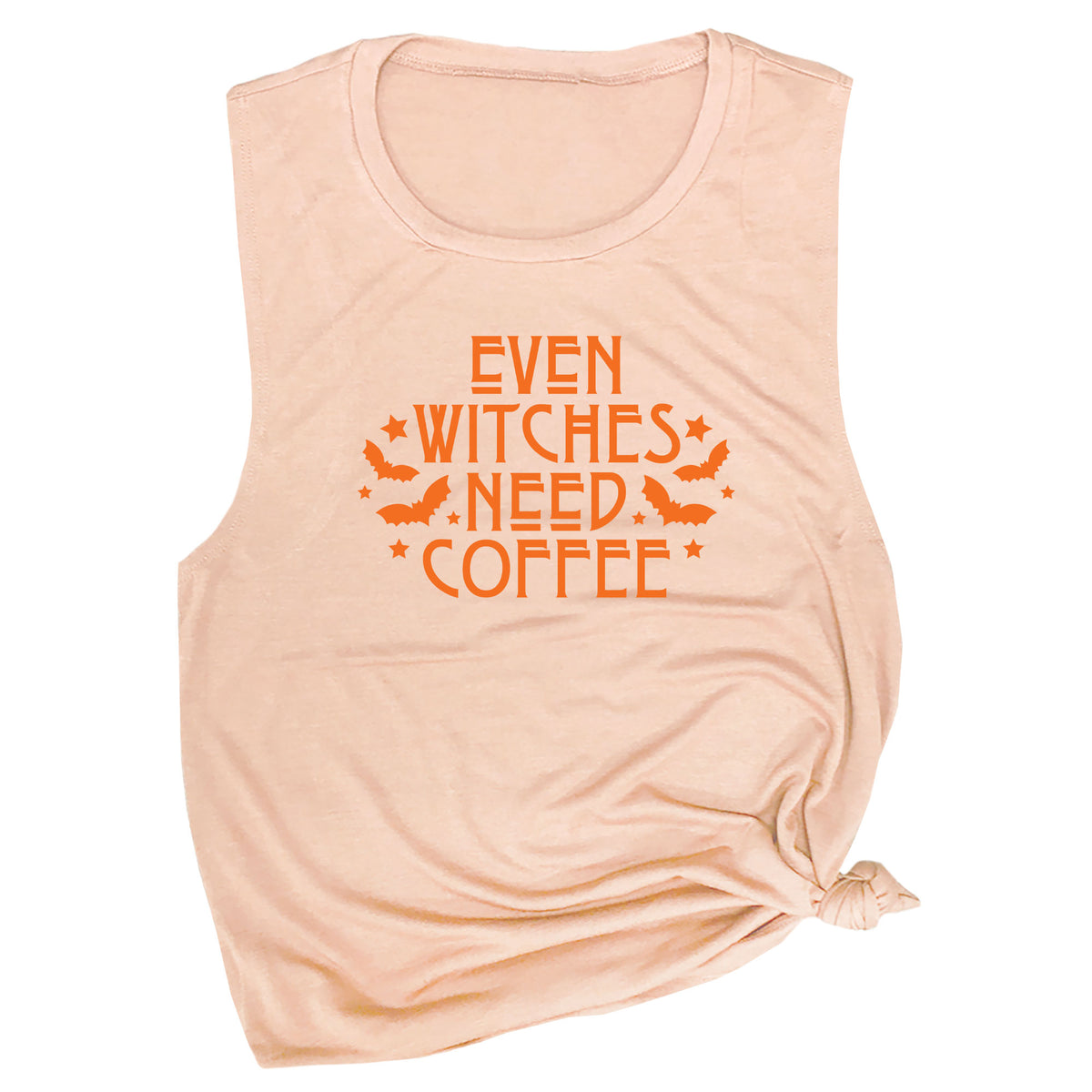 Even Witches Need Coffee Muscle Tee