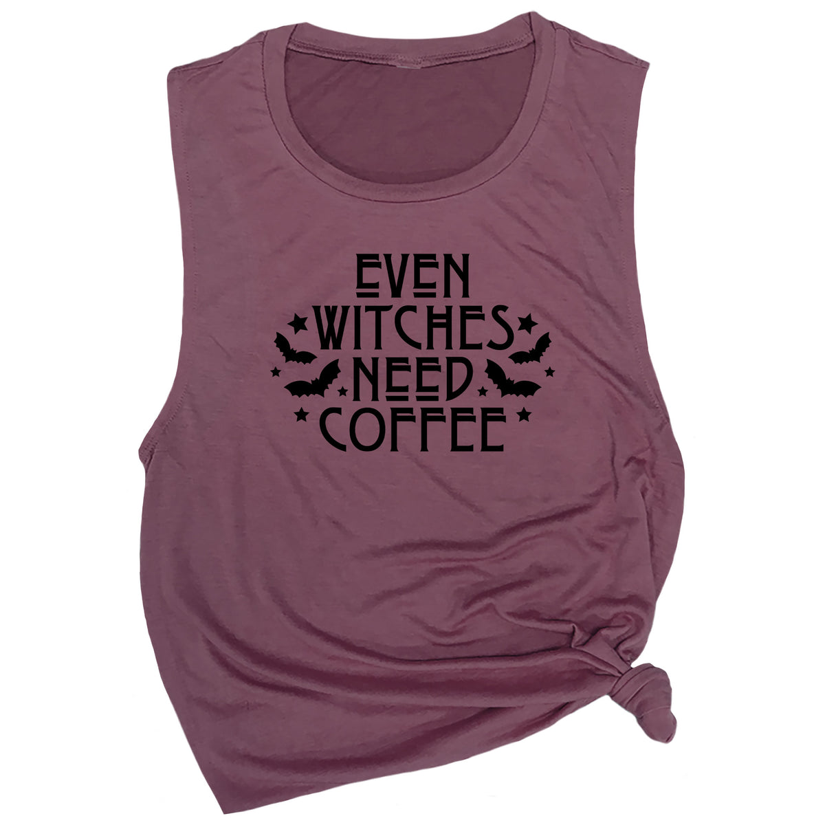 Even Witches Need Coffee Muscle Tee