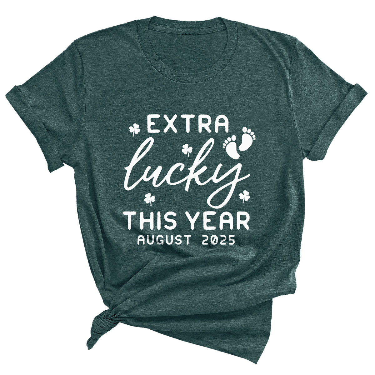 Extra Lucky This Year with Month & Year Unisex T-Shirt