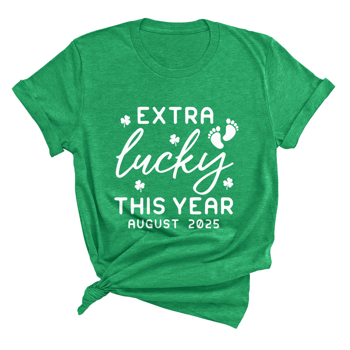 Extra Lucky This Year with Month & Year Unisex T-Shirt