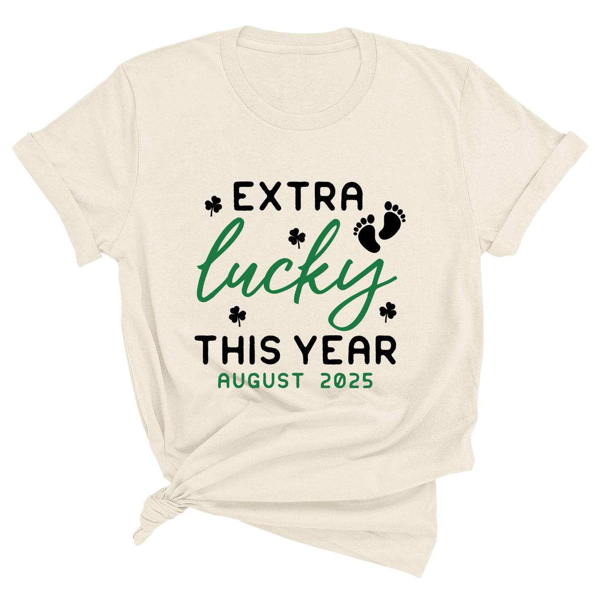 Extra Lucky This Year with Month & Year Unisex T-Shirt