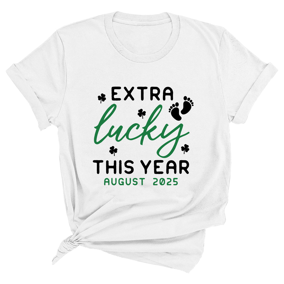 Extra Lucky This Year with Month & Year Unisex T-Shirt