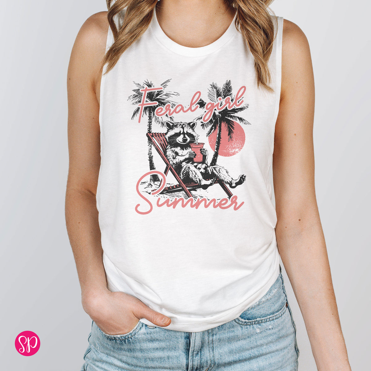 Feral Girl Summer Muscle Tee