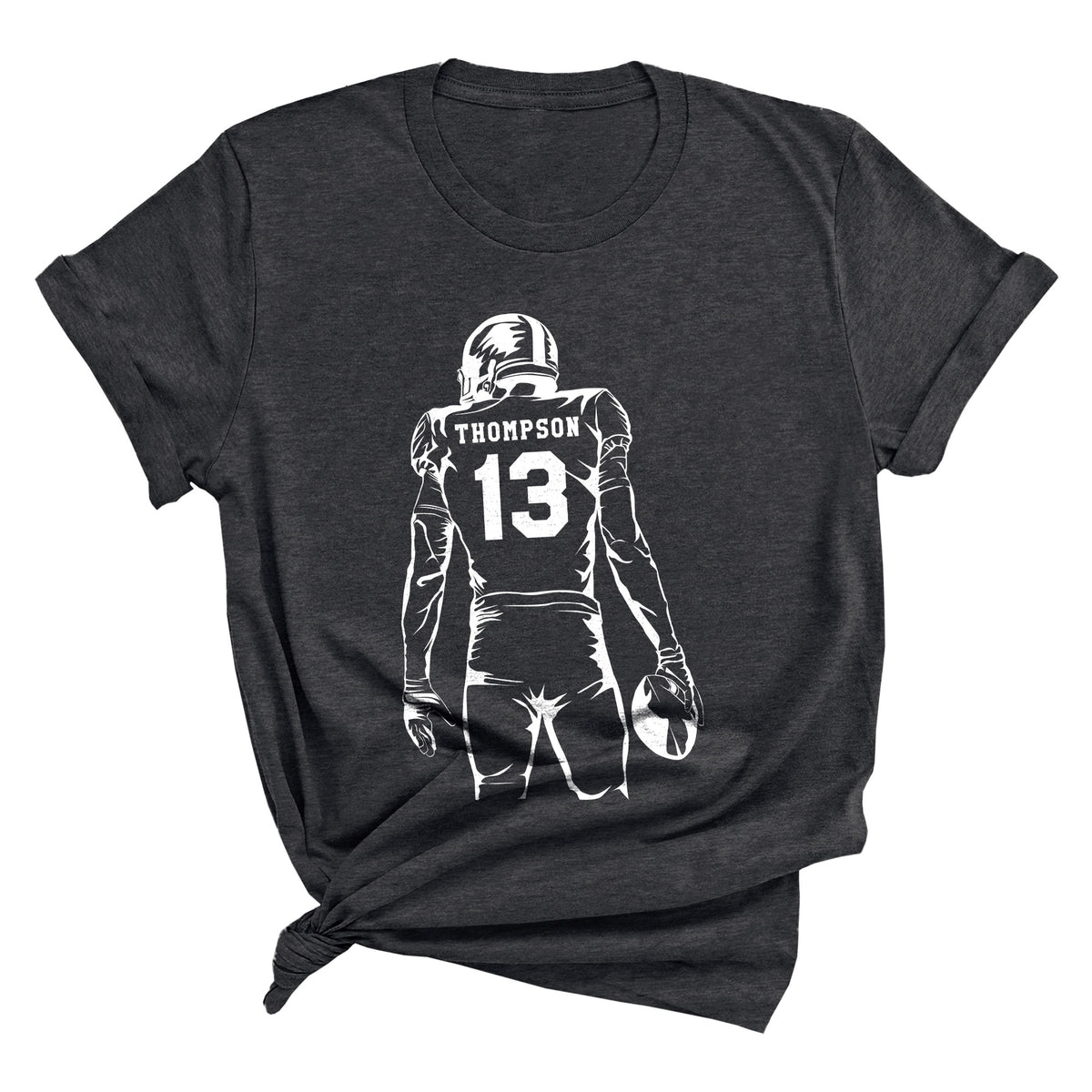 Football Player Silhouette Unisex T-Shirt