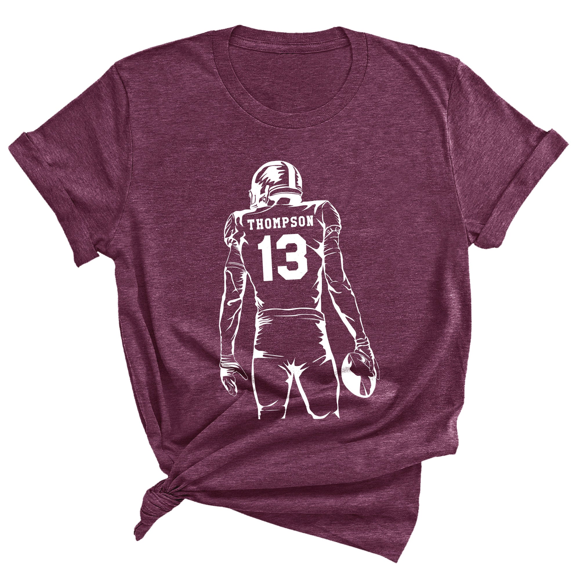 Football Player Silhouette Unisex T-Shirt – Spunky Pineapple