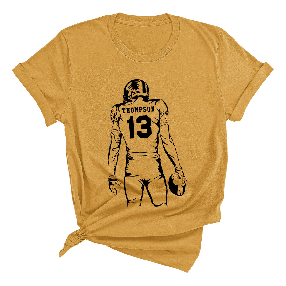 Football Player Silhouette Unisex T-Shirt