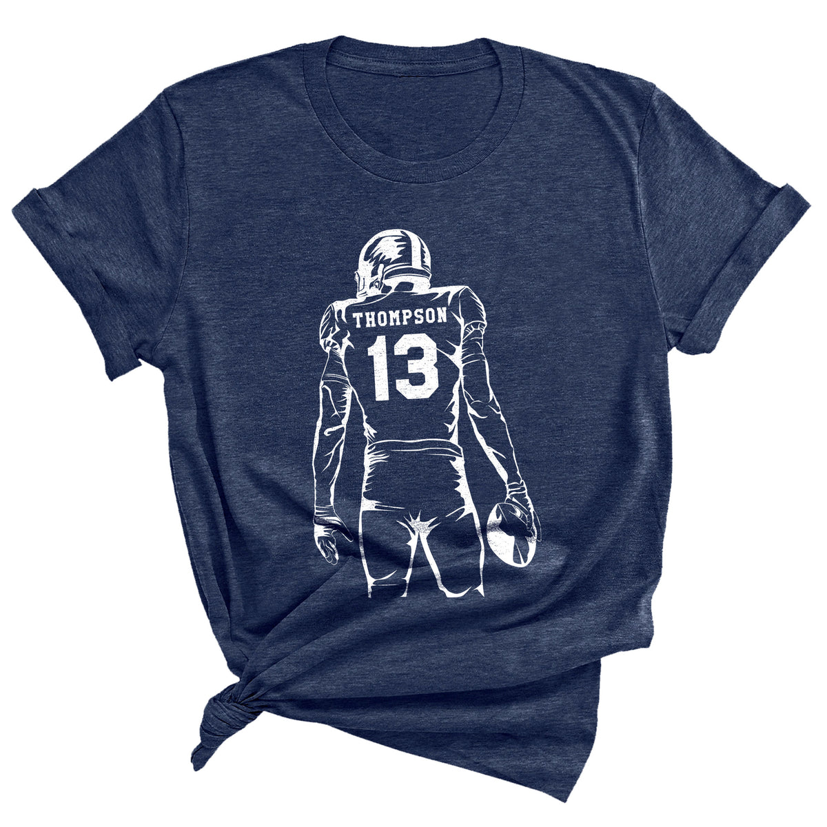 Football Player Silhouette Unisex T-Shirt