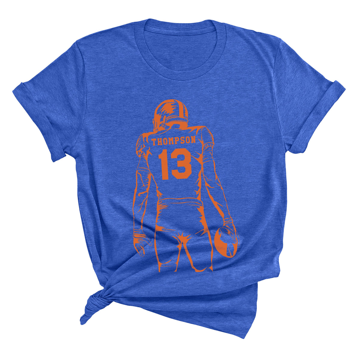 Football Player Silhouette Unisex T-Shirt