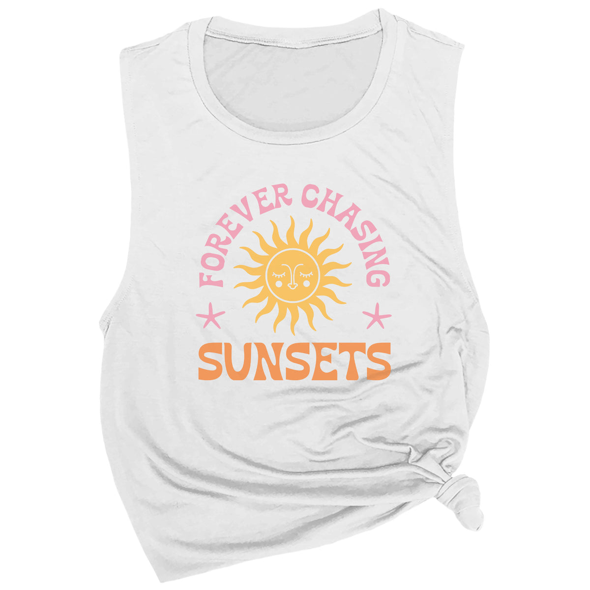 Forever Chasing Sunsets Muscle Tee