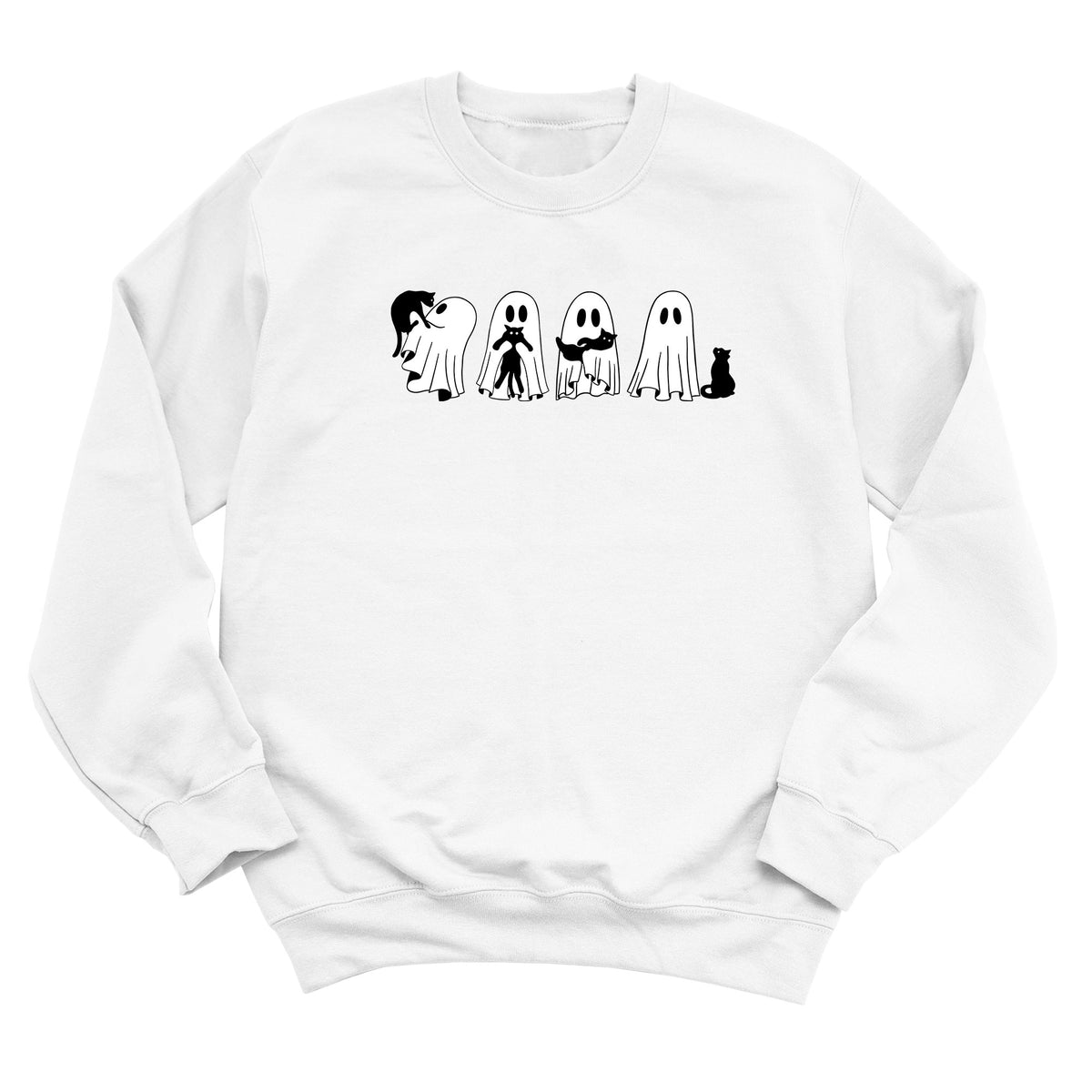 Ghosts with Black Cats Sweatshirt