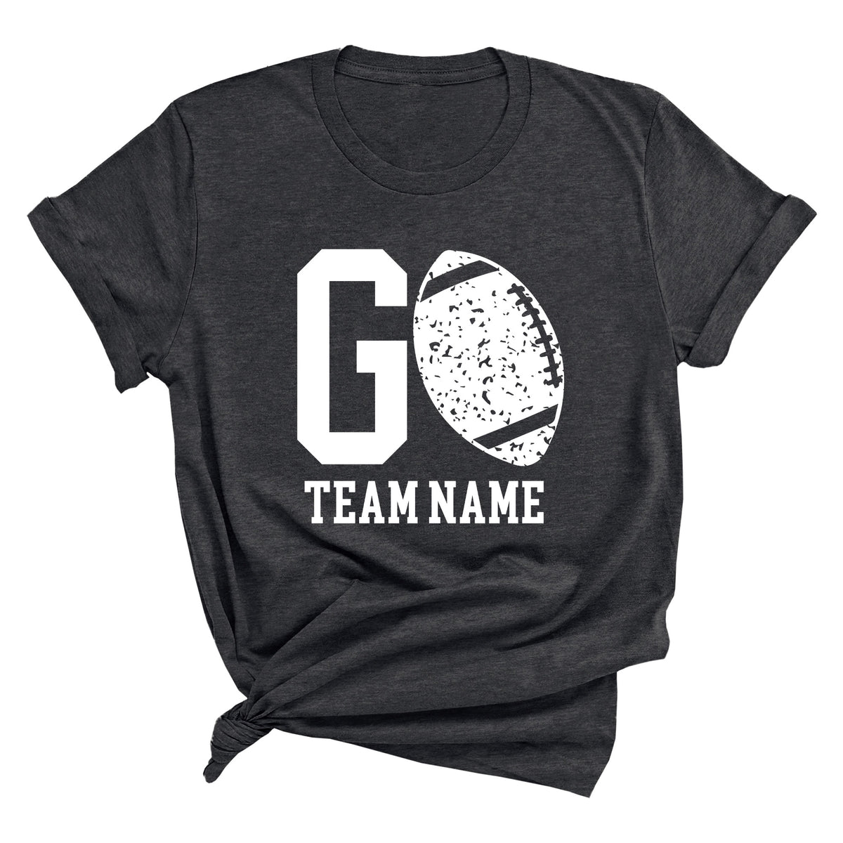 GO with Football Team Name Unisex T-Shirt