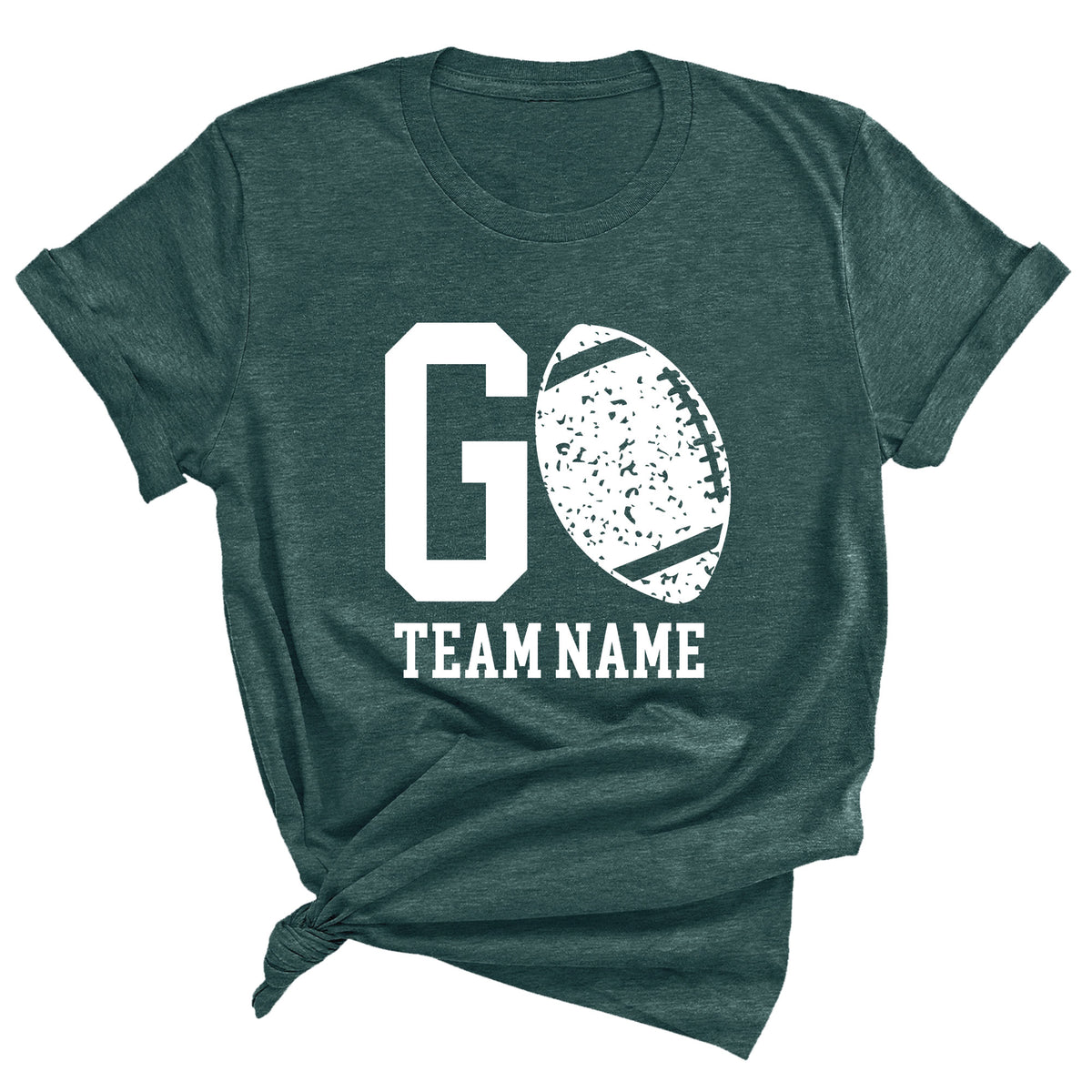 GO with Football Team Name Unisex T-Shirt