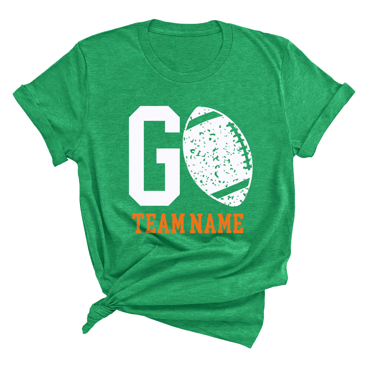 GO with Football Team Name Unisex T-Shirt