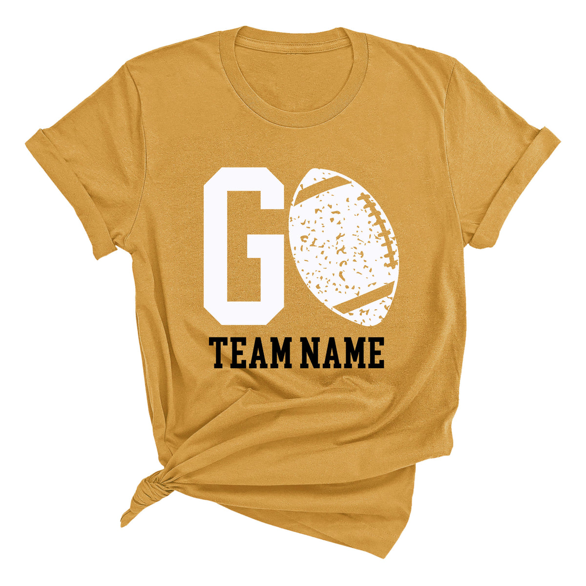 GO with Football Team Name Unisex T-Shirt