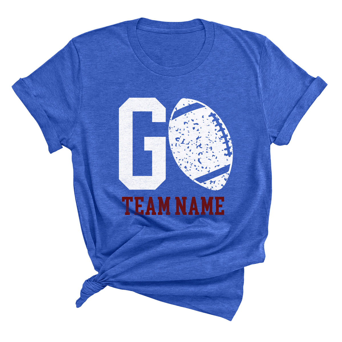 GO with Football Team Name Unisex T-Shirt