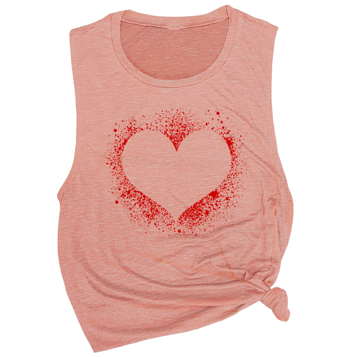 Grunge Heart Muscle Tee