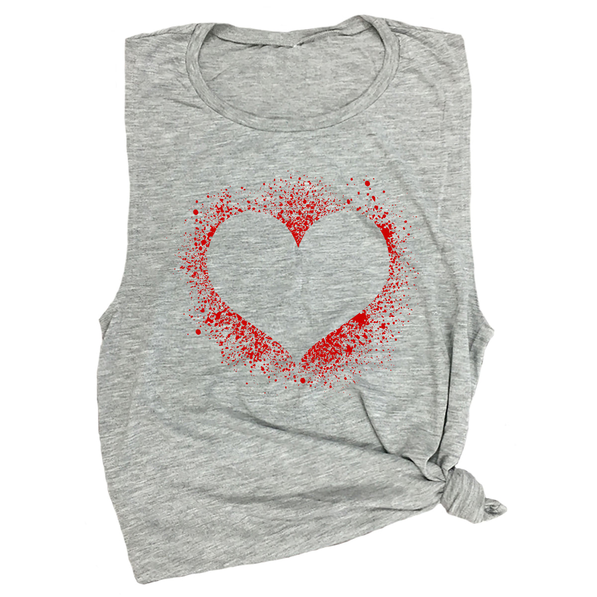 Grunge Heart Muscle Tee