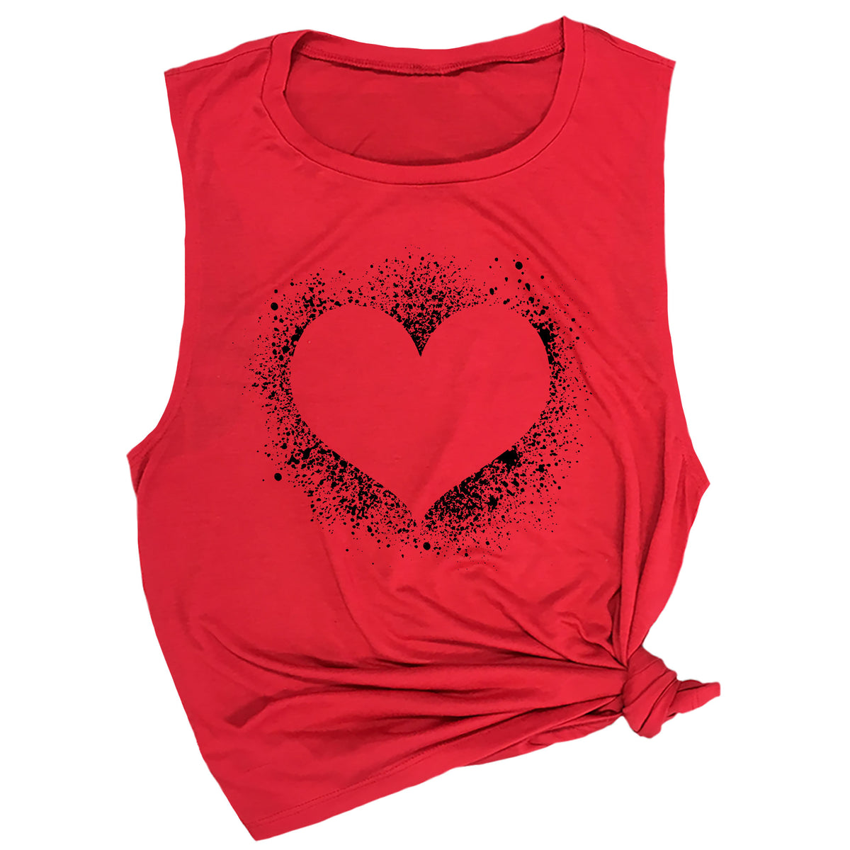 Grunge Heart Muscle Tee