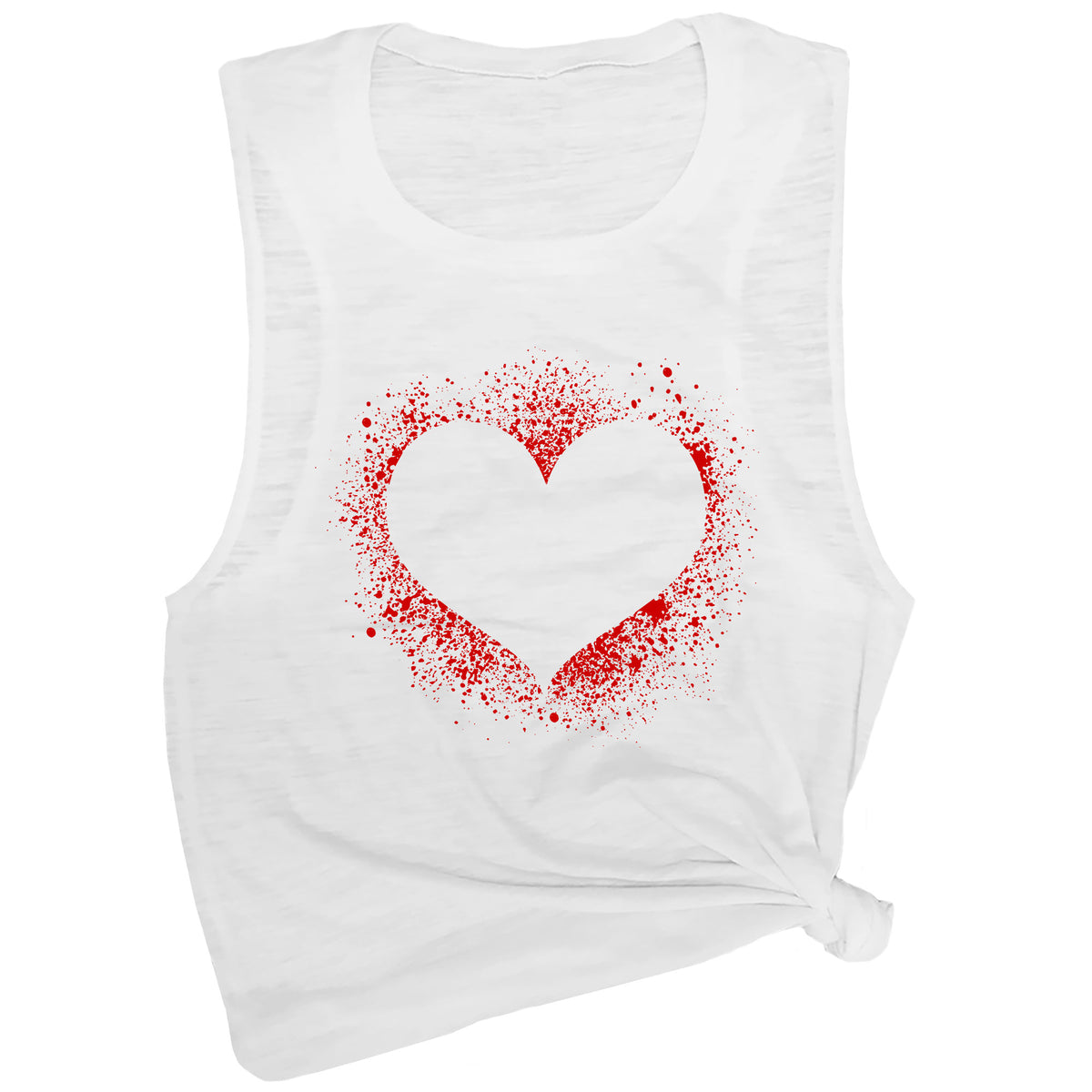 Grunge Heart Muscle Tee