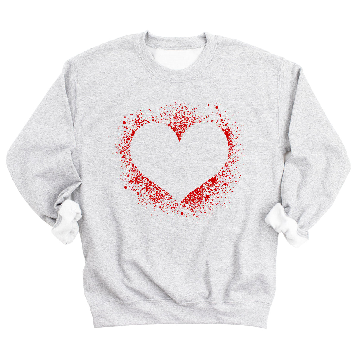 Grunge Heart Sweatshirt