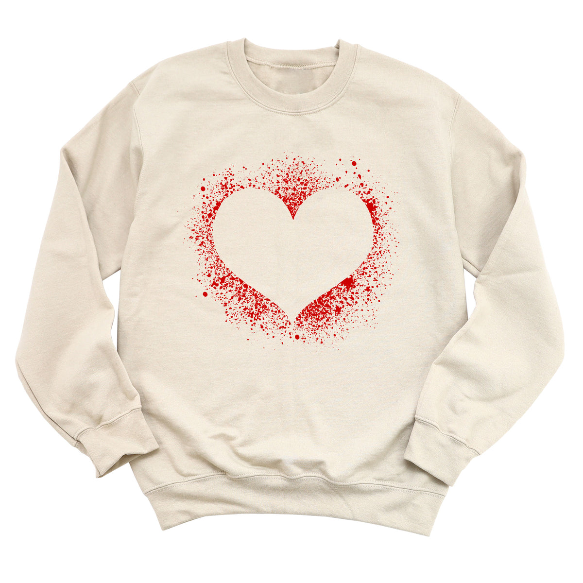 Grunge Heart Sweatshirt