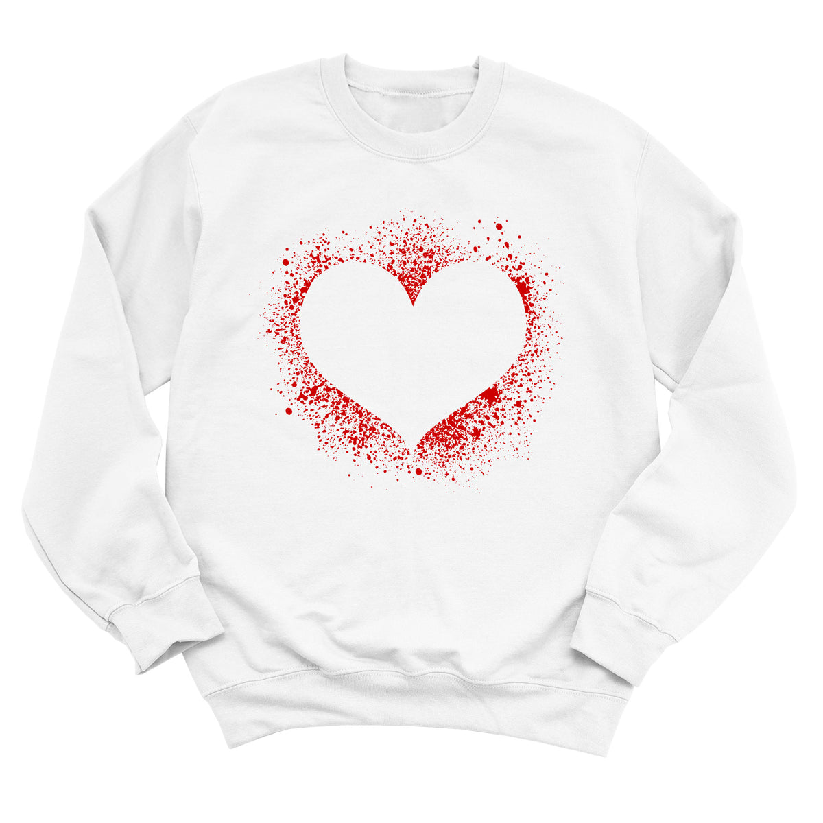 Grunge Heart Sweatshirt