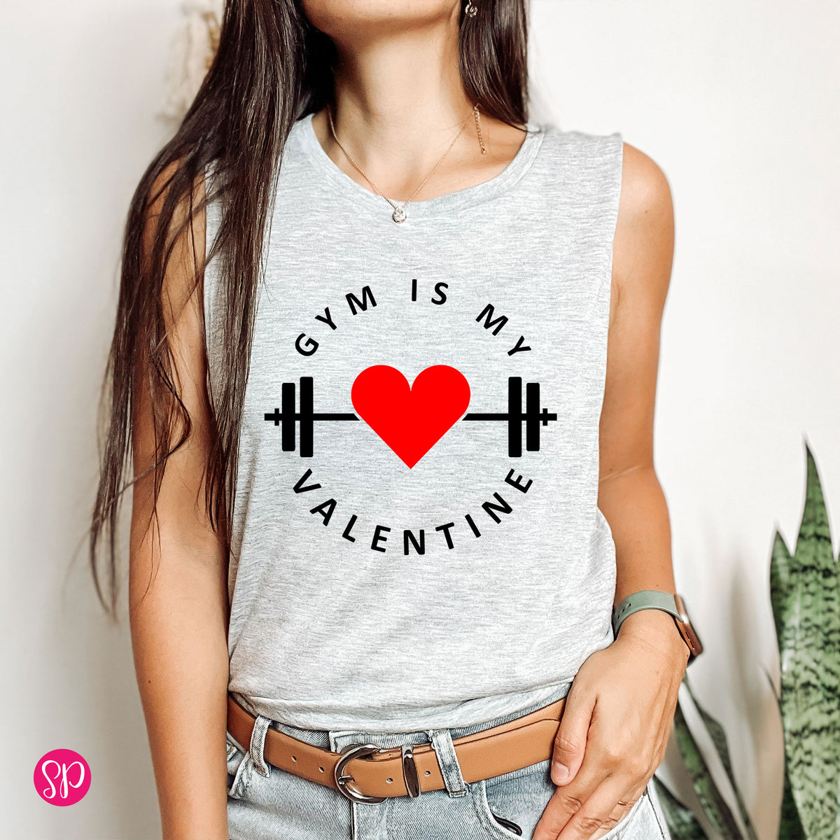 Gym is My Valentine Muscle Tee