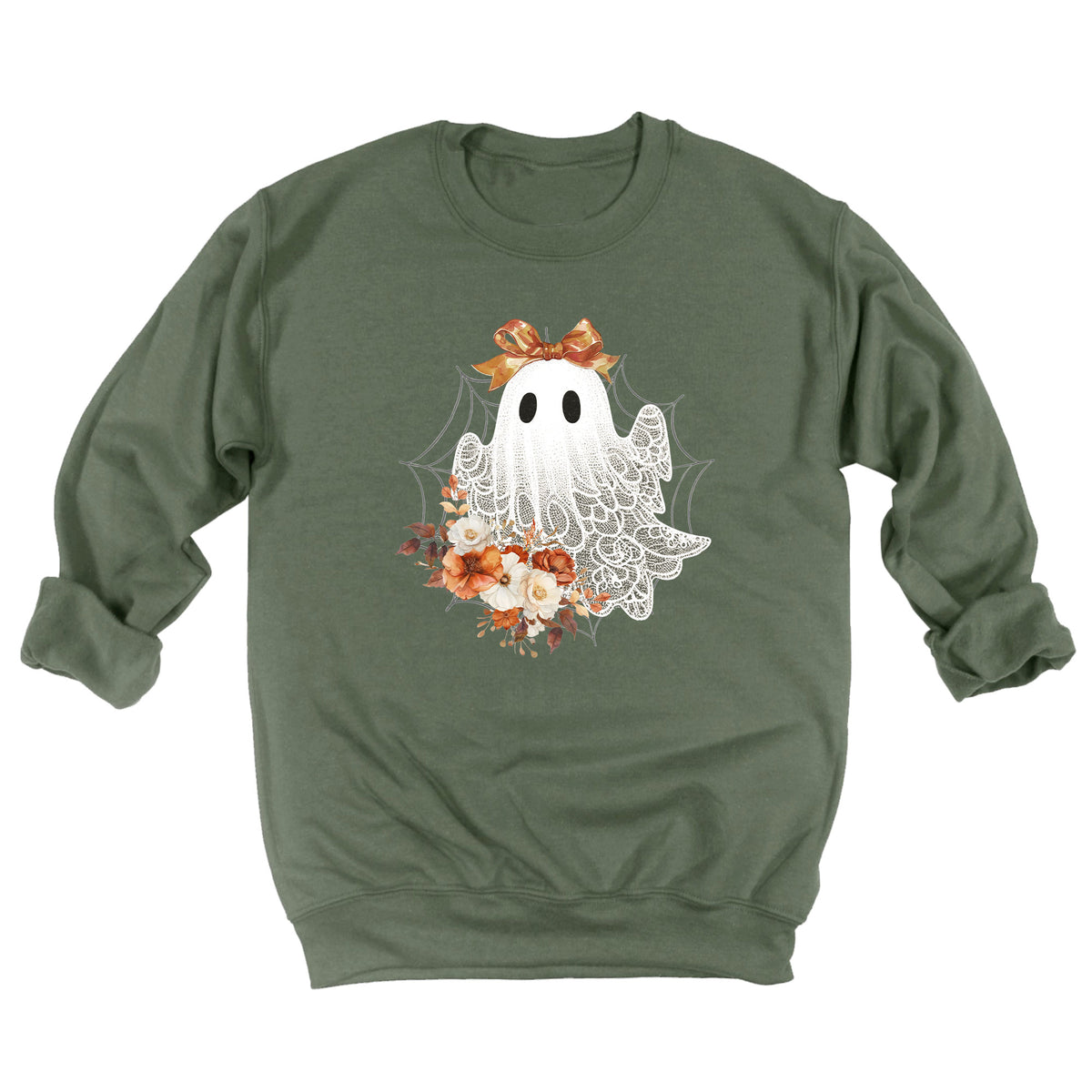 Halloween Lace Ghost Sweatshirt